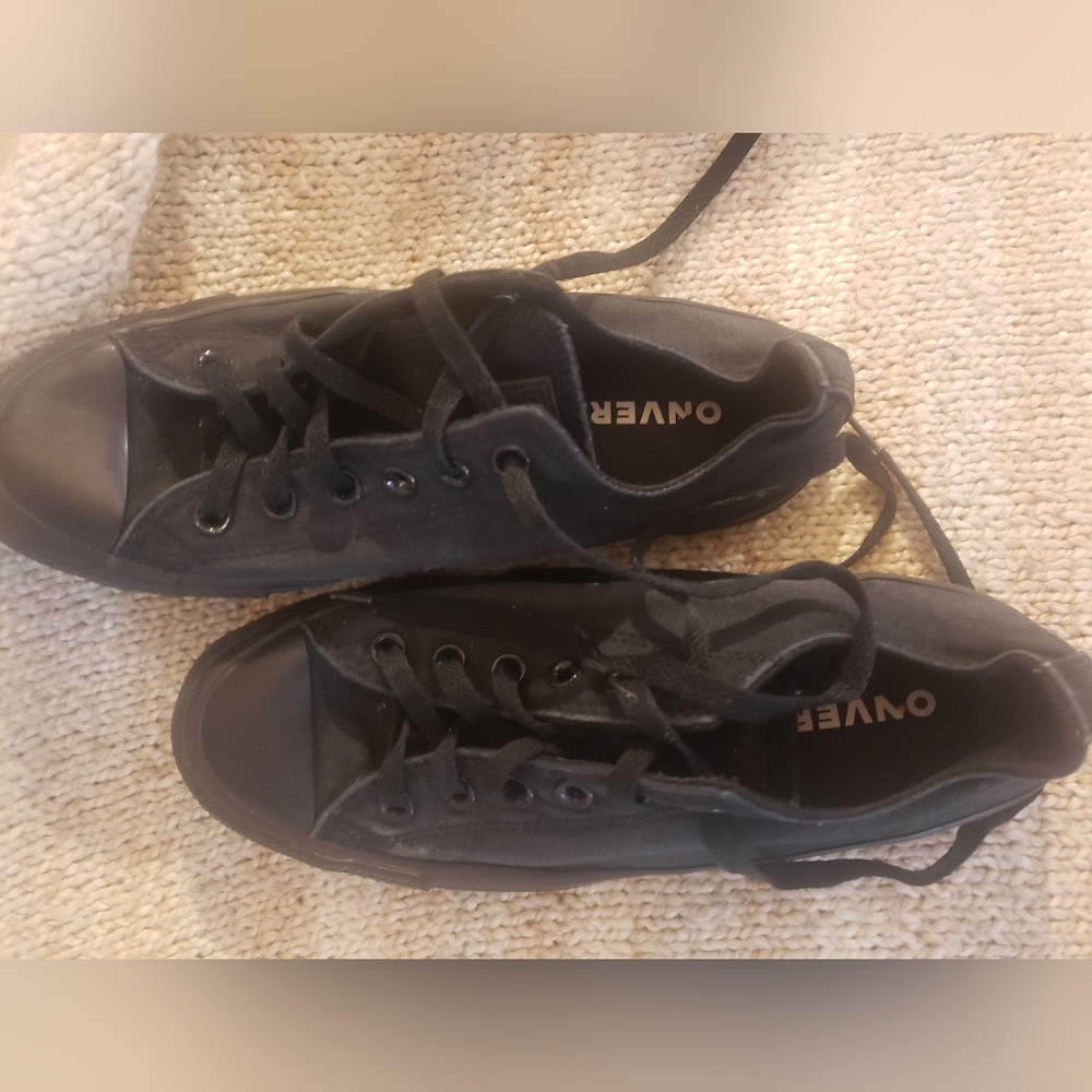 Converse Chuck Taylor All Star Low – Monochrome Triple Black Unisex Men7/Woman9 - Picture 6 of 11